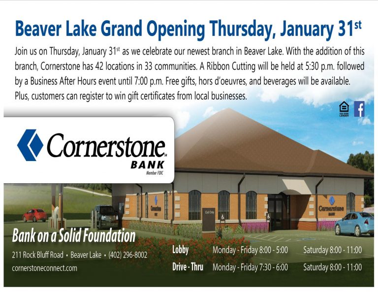 Cornerstone Bank Grand Opening Plattsmouth Chamber of Commerce